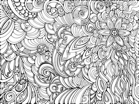 flow  artwyrd abstract doodle zentangle coloring pages