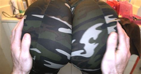 carmen in camouflage booty of the day