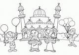 Mewarnai Masjid Kumpulan Bagus Resolusi Marimewarnai sketch template