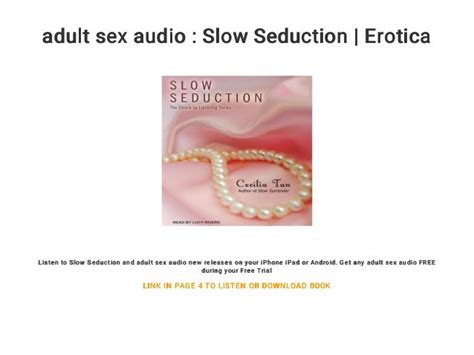 Adult Sex Audio Slow Seduction Erotica