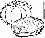 Pie Coloring Pages Getcolorings sketch template