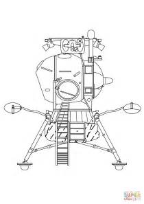 lunar landing module coloring page  printable coloring pages