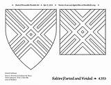 Saltire Traceable Voided sketch template