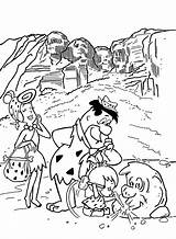 Flintstones Disney sketch template