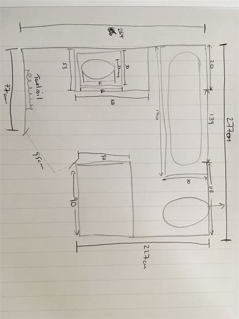 pin  stu  bathroom diagram floor plans visualizations