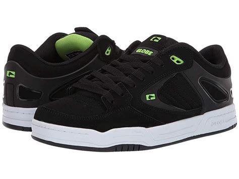 Globe Agent Black Lime Mens Skate Shoes Dominate Your Next Session