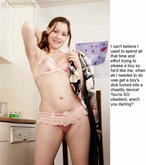 male chastity and orgasm denial femdom humiliation caption gallery vii femdomology