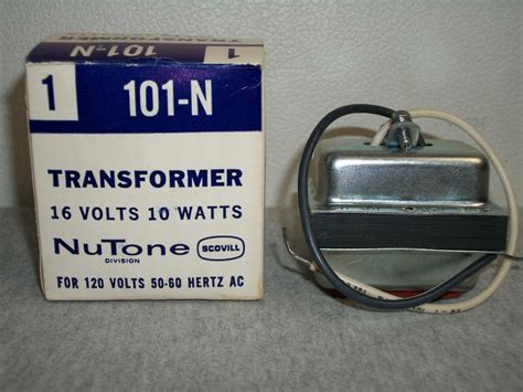 nutone scovill chime transformer    volts  watts newopen box  sale scienceagogo