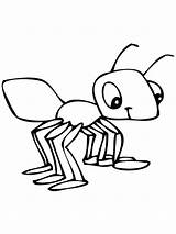 Ant Coloring Pages Ants Cartoon Drawing Kids Baby Children Color Collection Smiling Working Grasshopper Anteater Cute Tocolor Hard Getdrawings Army sketch template