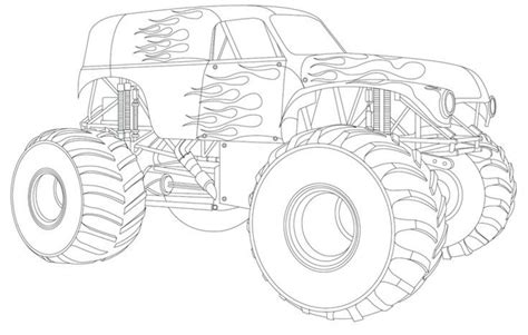 monster truck coloring pages  printable bestappsforkidscom