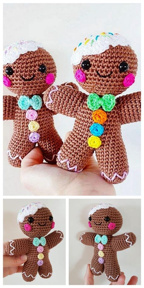 amigurumi gingerbread man  crochet pattern  amigurumi