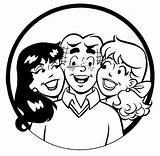 Archie Betty Coloring Comic Cooper Andrews Veronica Archies Lodge Comics Citygirlpideas Publications Pages Printable sketch template