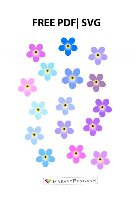 flower templates   svg png files super easy tutorial