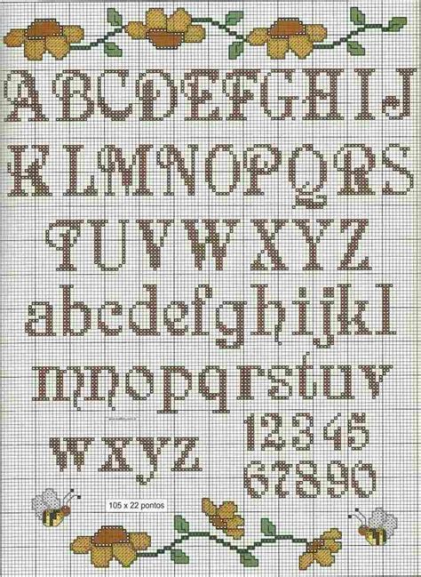 ponto em cruz letras maiusculas minusculas alfabeto graficos artesanato passo passo