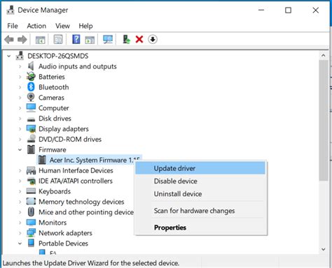 updating  bios system firmware   device manager  windows  cnx software