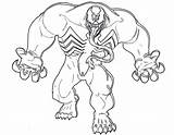 Venom Spiderman Mewarnai Ausmalbilder Scribblefun Páginas sketch template