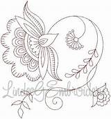 Embroidery Crewel Patterns Info sketch template