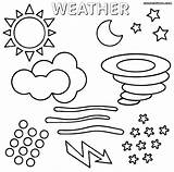 Weather Coloring Pages Preschool Kids Sheets Types Print Waether Mobile Printable Drawing Seasons Activities Summer Crafts Fun List Name Board sketch template