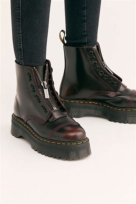 dr martens sinclair zip front boots boots shoe boots dollskill shoes