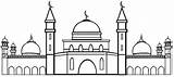Mosque Mosques Coloringpagesfortoddlers sketch template
