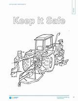 Safety Coloring Tractor Safe Farm Pages Kids Keep Ow Click Agriculture Colouring Ly Packet Access Find Sheets Week Choose Board sketch template