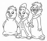 Chipmunks Coloring Alvin Pages Printable Chipmunk Colouring Print Chipettes Drawing Clipart Animation Movies Boys Drawings Disney Sheets Library Kids Popular sketch template