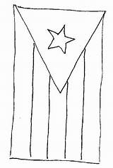 Puerto Rico Coloring Pages Flag Rican Color Sheets Craft Symbols Flags Juan America San Dia sketch template