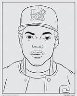 Coloring Rapper Pages Rappers Drake Gangsta Chance Book Bun Rap Printable Hat Drawing Print Color Colouring Activity Tumblr Books Drawings sketch template