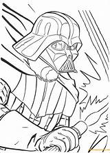Darth Pages Vader Portrait Coloring Wars Star Cartoons Kids Color sketch template