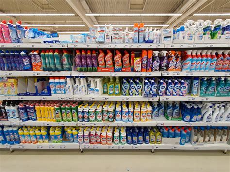 full supermarket shelves  stock photo public domain pictures