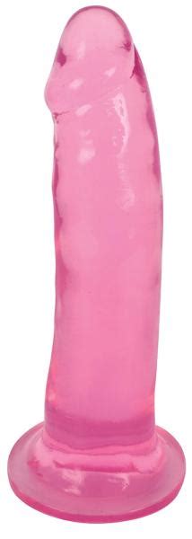 lollicock 7 inches slim stick dildo cherry ice pink on