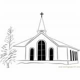 Church Coloring Pages Profit Litigation Non Presbyterian Coloringpages101 sketch template