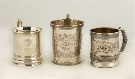 sterling silver cups cottone auctions
