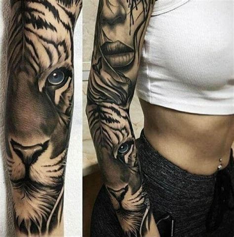 Top 65 Tiger Tattoo Sleeve Designs 2021 Trending Tattoo