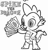 Coloring Pony Little Pages Spike Mlp Printable Dragon Friendship Magic Kids 80s Official Print Colouring Sheets Equestriadaily Posted Has Getcolorings sketch template
