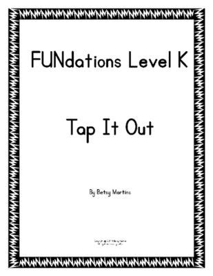 fundations level  tap    thespecialtyshop  teachersnotebook