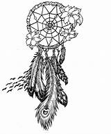 Dream Catcher Dreamcatcher Coloring Tattoo Pages Drawing Catchers Moon Owl Print Deviantart Drawings Tattoos Coloringtop Adults Mandala Designs Adult Colouring sketch template