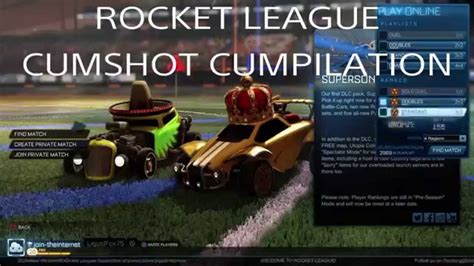 rocket league best average gamer cumshot compilation vol 7 youtube