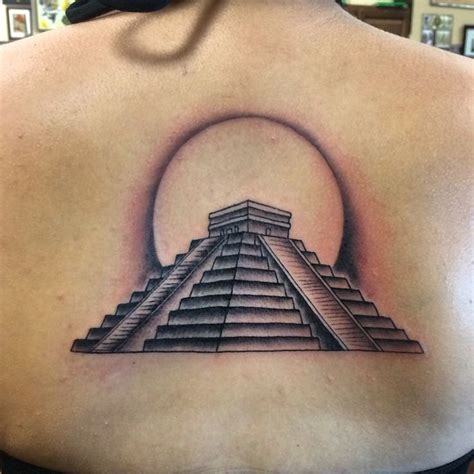 16 aztec pyramid tattoos