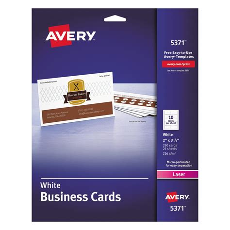 avery business cards  sided printing      cards