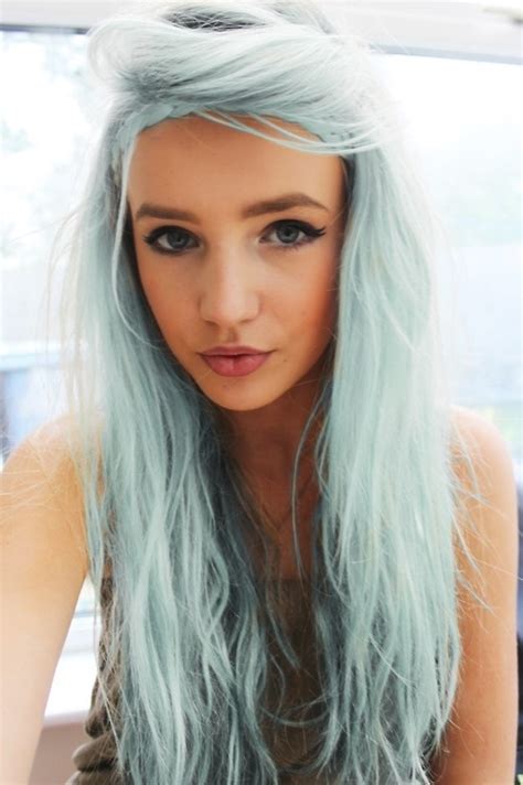 great blue hairstyles pretty designs