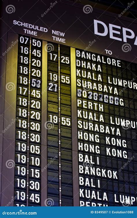 flight schedules stock image image  countries architecture