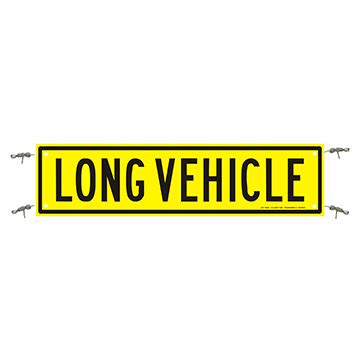 long vehicle sign    reflective banner findlay import trade