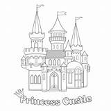 Castle Fairytale sketch template