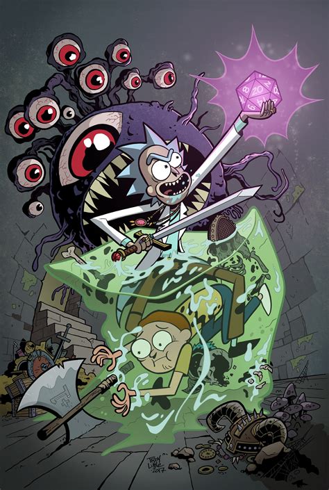 Rick And Morty Meets Dungeons And Dragons In New Crossover Comic From Oni