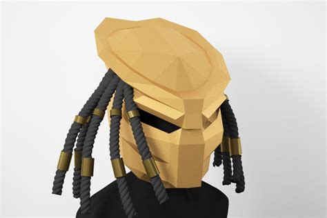 predator mask  template lacrafta