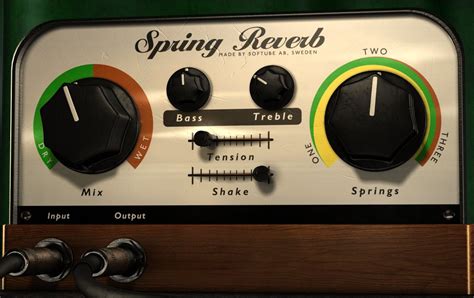 softube spring reverb  authentic spring reverb recreation   add vintage character