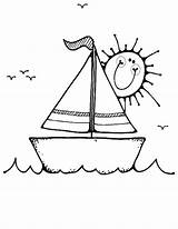 Printable Barco Barcos Transportation Colouring Sailboats Coloringhome Sailing Colorier øª øªù øµù Boxy Mewarnai ãƒšãƒ ðºð ðºñ Svg Bowling Coloringpages101 sketch template