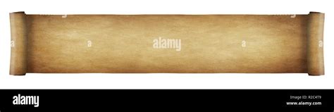 aged paper scroll long stock photo alamy
