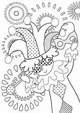 Carnival Coloring Printable Color Pages Kids Print sketch template